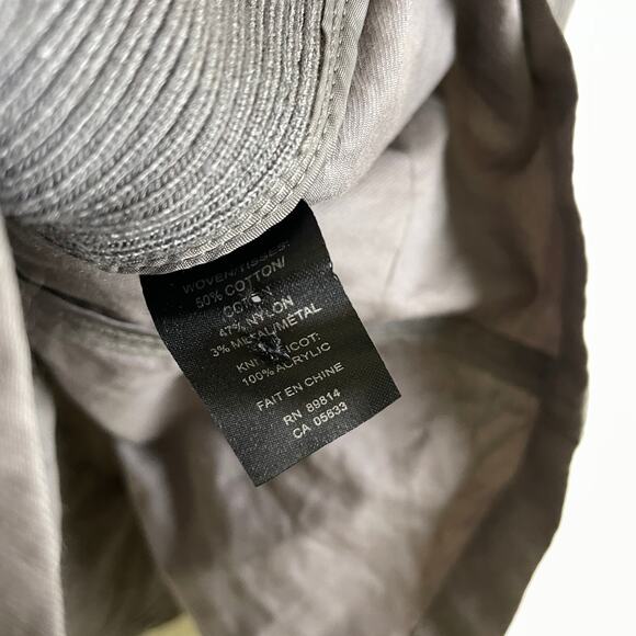 Stella Carakasi Vest Womens Small Gray Jacket Asymmetrical Zip Pockets Ribbed * - Picture 9 of 9